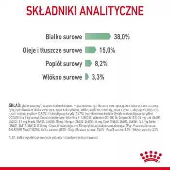 Ração seca para gatos Royal Canin Digestive Care 10 kg — gatos adultos, receita de peixe e aves, 38 % proteína, 15 % gordura