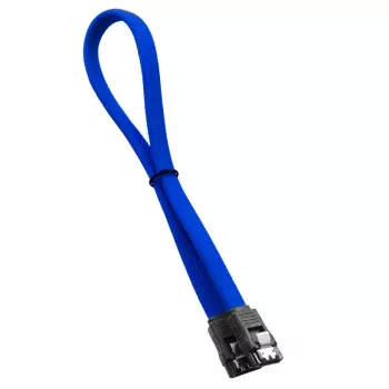 CableMod ModMesh - cabo SATA - Serial ATA 150/300/600 - SATA (M) para SATA (M) - 60 cm - azul (CM-CAB-SATA-N60KB-R)