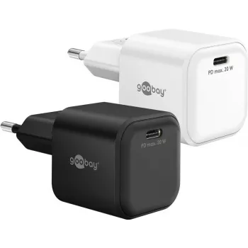 Goobay carregador rápido USB-C™ PD GaN Nano (20 W) branco (76691)