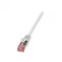 Cabo de rede LogiLink 1m RJ-45 Cat6 S/FTP branco