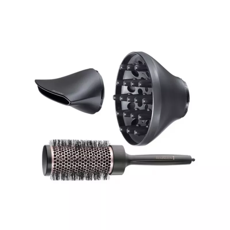 Secador de cabelo Remington D5706 2200 W preto, rosa-ouro