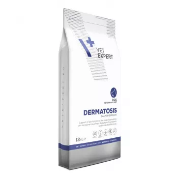 VET EXPERT Veterinary Diet Dermatosis Dog Salmon & Potato - Alimento seco para cães - 12 kg