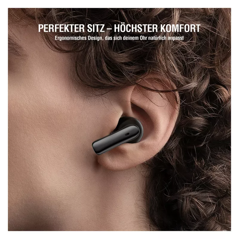 Headset sem fios 4smarts SkyBuds Air preto (541722)