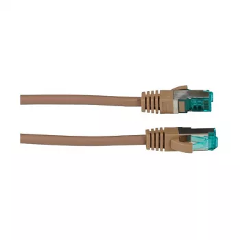 EFB-Elektronik Cabo de patch RJ45 Cat.6A S/FTP LSZH castanho 1m Fabricante: EFB Elektronik (MK6001.1BR)