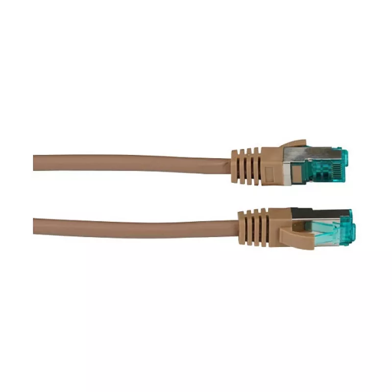 EFB-Elektronik Cabo de patch RJ45 Cat.6A S/FTP LSZH castanho 1m Fabricante: EFB Elektronik (MK6001.1BR)