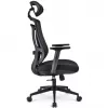 Cadeira de escritório Sharkoon OfficePal C10 – preto, design ergonómico, altura ajustável