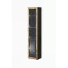 Conjunto de armários de sala Cama VIGO 3 preto/carvalho wotan