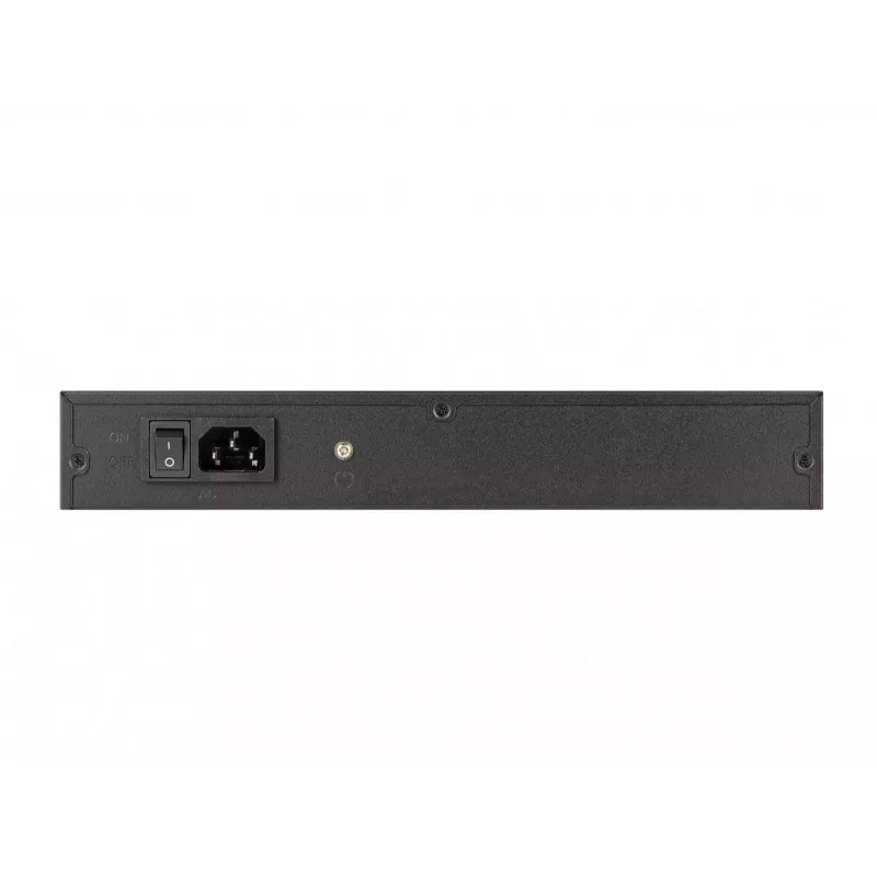Switch não gerido LANBERG RSGE-24 — 24× Gigabit Ethernet 1U, montagem em rack, preto