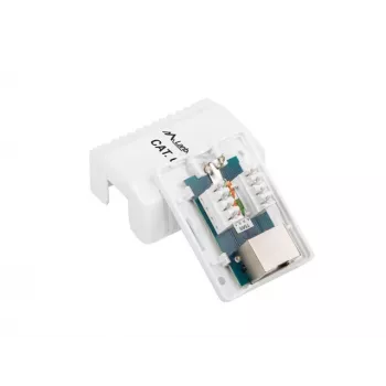 Tomada de superfície RJ-45 branco Lanberg OS6-0001-W