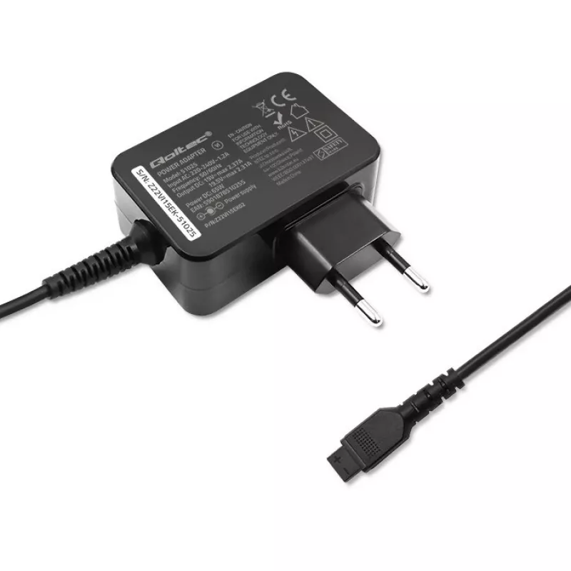 Fonte de alimentação/conversor de tensão Qoltec 51025 para interiores preto