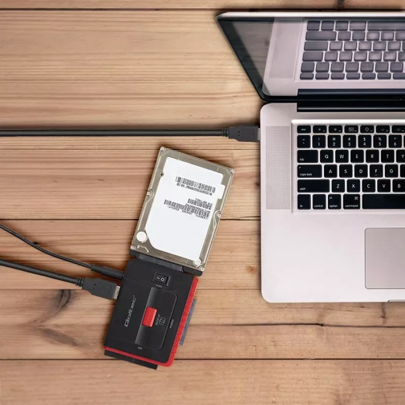 Adaptador USB 3.0 para IDE SATA III QOLTEC 50645