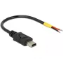 Cabo USB DeLOCK 85251 Mini-USB B 0,1 m preto
