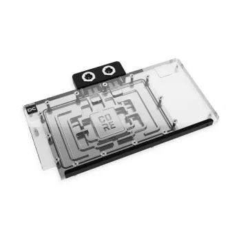 Backplate Alphacool 10270 Acrílico Alumínio Cromo Cobre Nylon Preto Transparente