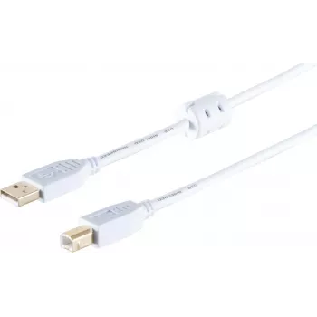 Cabo de dados USB A para B ShiverPeaks 77021-WF — USB 2.0 High Speed