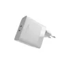 Carregador FIXED FIXC65-2C-WH interior AC carregamento rápido 2x USB Type-C