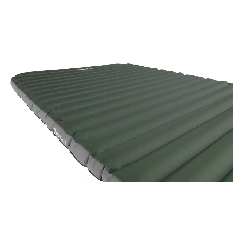 Colchão insuflável duplo Outwell 400124 — 1200×1950×110 mm, poliéster/PVC, verde