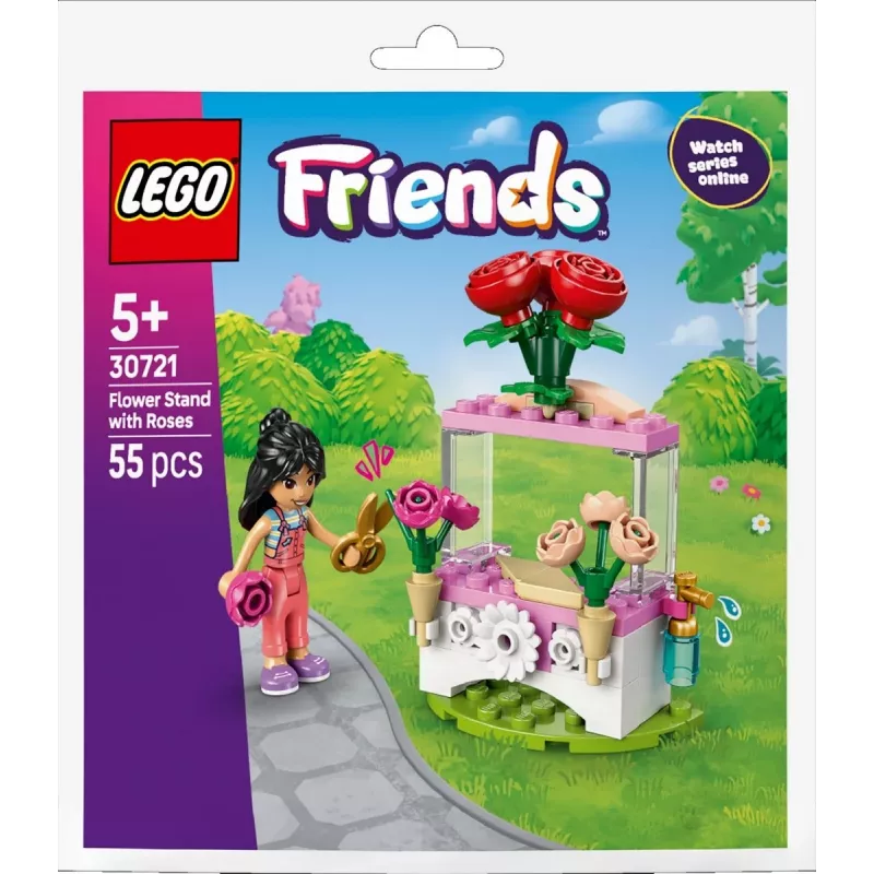 Blocks Friends 30721 Suporte de flores com rosas