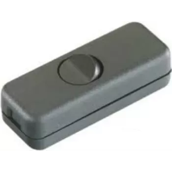 Interruptor de balancim 1P Bachmann 924.036 — preto, 61×23×15 mm
