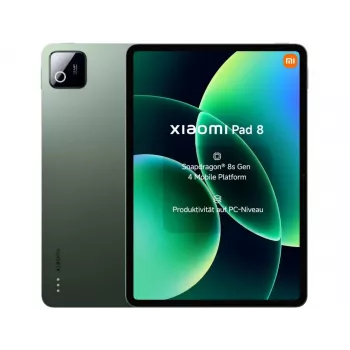 Tablet Xiaomi Pad 8 — 11,2 polegadas 3.2K, Snapdragon 8s Gen 4, 8GB RAM, 256GB, Wi-Fi 7, 9200 mAh, Verde
