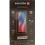 Película de proteção de ecrã 3D vidro temperado cola total SWISSTEN para Samsung Galaxy S10+ preto