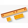 Enter Aluminum Alloy Artisan Keycap, tecla branco/laranja