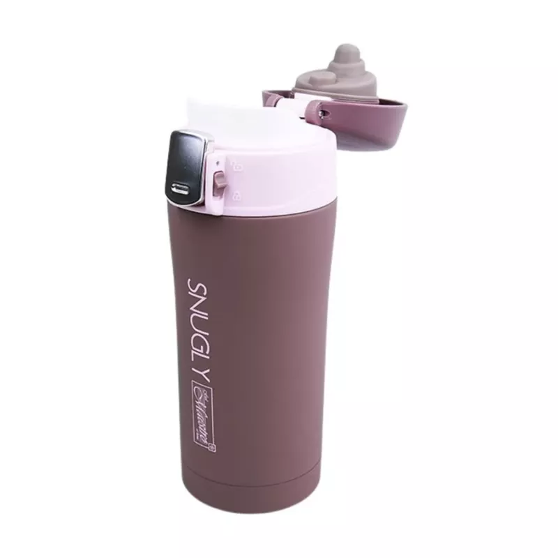 CANECA TÉRMICA MAESTRO 'SNUGLY' 300 ml castanho