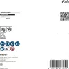 Bosch Heavy for Metal 2608622059 escova de disco de arame de aço entrançado, Ø 115 mm, arame de 0,5 mm, M14, para rebarbadoras