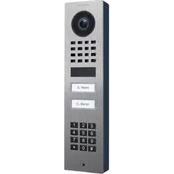 Intercomunicador de vídeo DoorBird D1102KV — aço inoxidável, 1080p, teleobjetiva, 140° horizontal, IP65, IK08