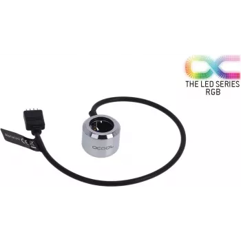Alphacool Aurora HardTube LED Ring 16mm cromado - RGB (15354)