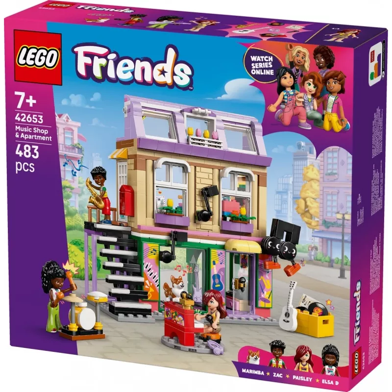 LEGO FRIENDS 42653 Loja de música e apartamento
