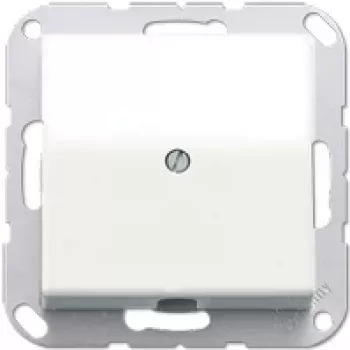 Tomada Jung AS 590 A WW, branco, caixa de duroplasto, diâmetro de entrada 1,3 cm