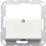 Tomada Jung AS 590 A WW, branco, caixa de duroplasto, diâmetro de entrada 1,3 cm