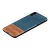 Capa para smartphone man and wood para iPhone XS Max — Denim preto