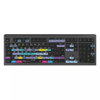 Logickeyboard ASTRA 2 Teclado USB QWERTZ preto tamanho completo 104 teclas