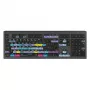 Logickeyboard ASTRA 2 teclado DaVinci Resolve para Mac, tamanho completo, USB com fio, mecanismo de tesoura, QWERTZ alemão, preto