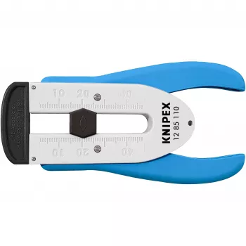 Ferramenta de descarnar 12 85 110 SB para fibra ótica, ferramenta de descarnar/descarne de revestimento (azul/branco)