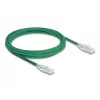 Cabo de rede DeLOCK RJ45 Cat.6A ficha para ficha 3 m verde