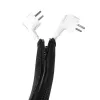 Tubo para cabos LogiLink com fecho de correr, 2,0 m, cinzento em poliéster, resistente à abrasão, à tração e à deformação, resistente ao choque, - 1 unid. (KAB0074)