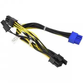 Supermicro - CBL-PWEX-1017 Cabo de alimentação GPU - alimentação interna, 8 pinos para 8 pinos PCIe Power (6+2) 20 cm