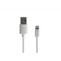 Cabo Lightning Natec Prati (macho)->USB-A (macho) 2m MFi branco NKA-2149