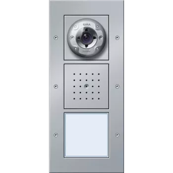 Posto de vídeo porteiro de superfície moldura simples alumínio 126965 (126965)