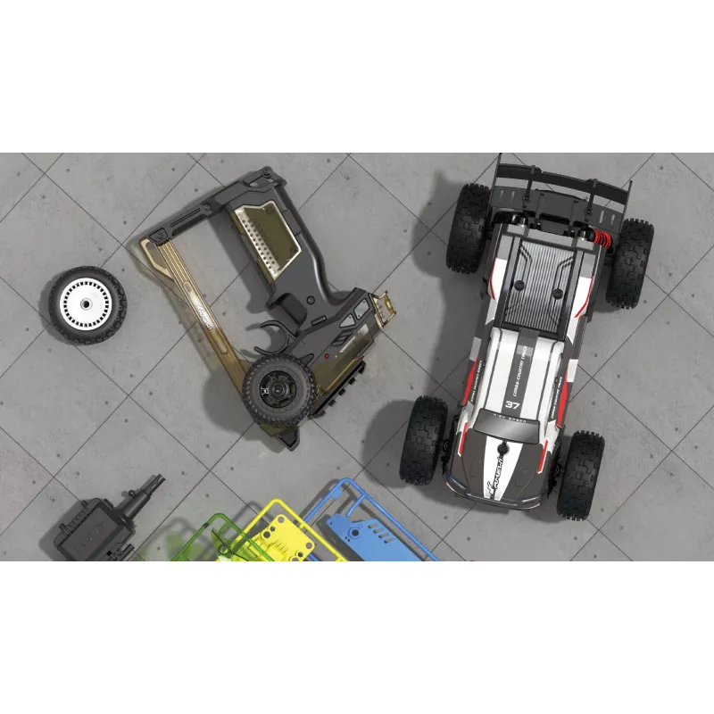 Truggy Amewi CoolRC DIY Hero 2WD 1:18 motor elétrico para crianças a partir dos 8 anos
