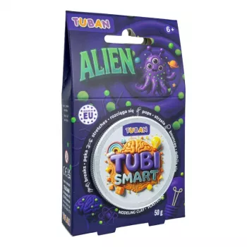 Massa de modelar TUBAN Tubi Smart – Alien, roxo, 50 g
