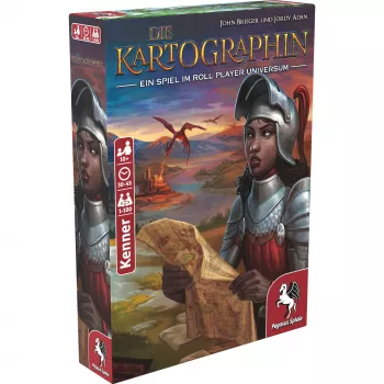 Pegasus Spiele Die Kartographin jogo de tabuleiro