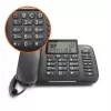 Gigaset DL380 telefone com fio, preto