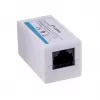 Adaptador de mudança de sexo LANBERG RJ-45 para RJ-45, fêmea-fêmea, U/UTP Cat5e, branco