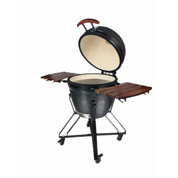 TunaBone | Mesas laterais para grelhador Kamado Classic 21 polegadas tamanho M, conjunto com 2 peças
