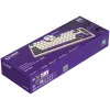 LORGAR KBP7075W, teclado gaming mecânico 75% sem fios Pro, bege, layout EN