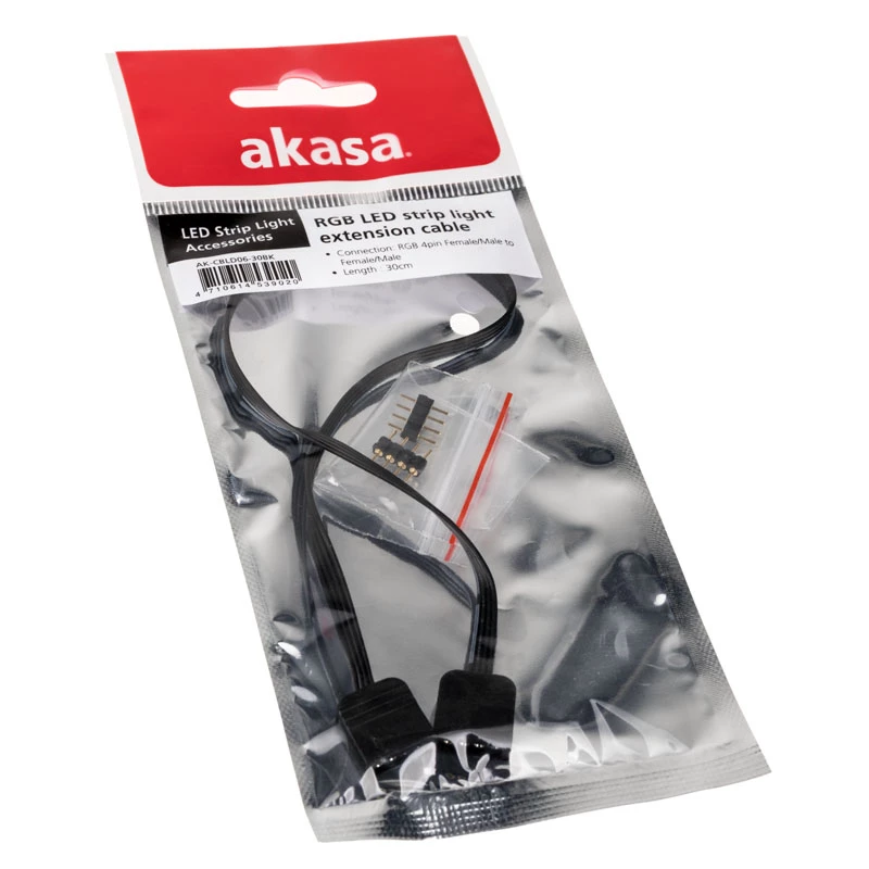 Cabo de alimentação Akasa AK-CBLD06-30BK