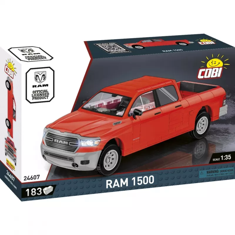 Brinquedo de construção Cobi RAM 1500 24607 2-em-1 modelo montável, configurações substituíveis